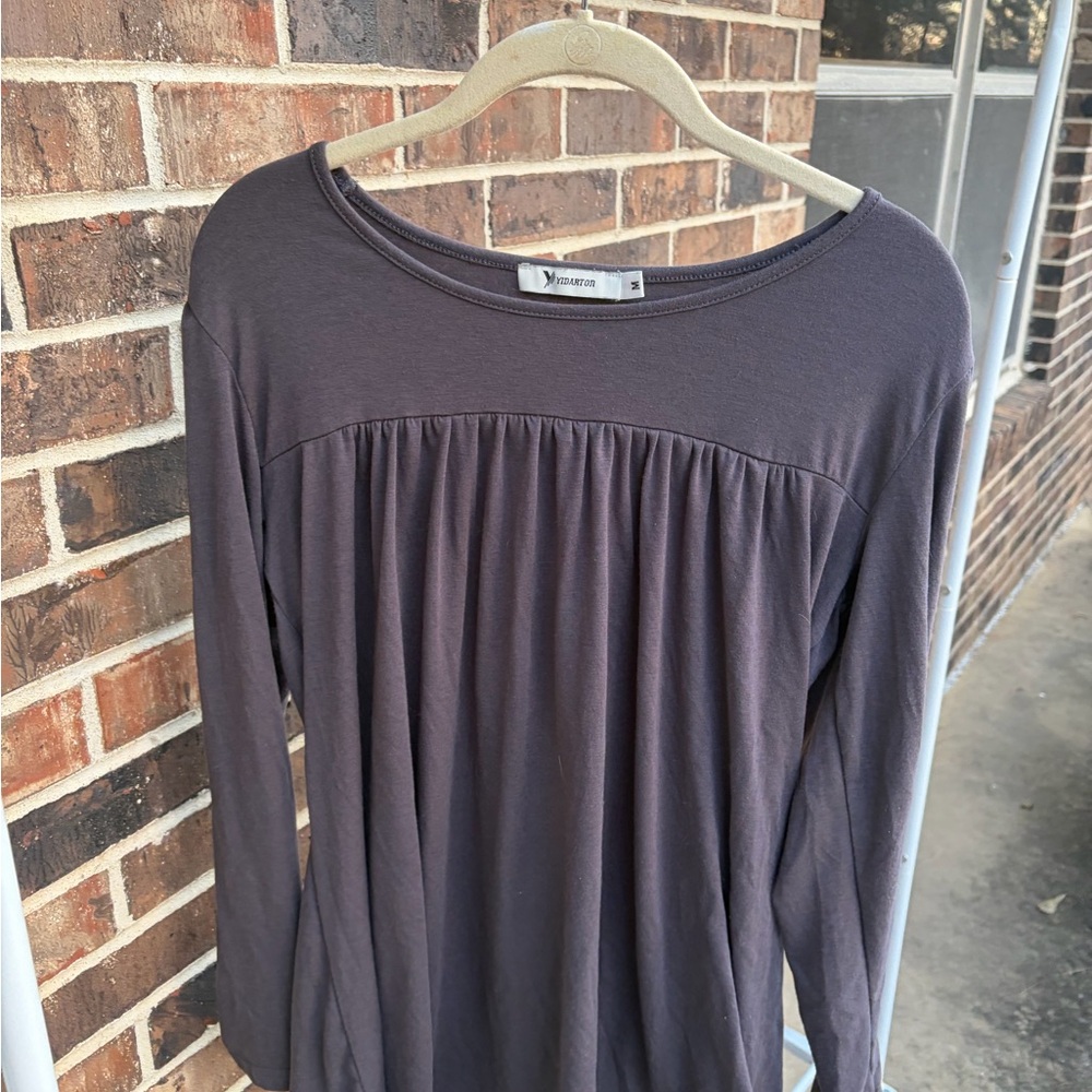 Mossimo Supply Co. Slate Long Sleeve Tee